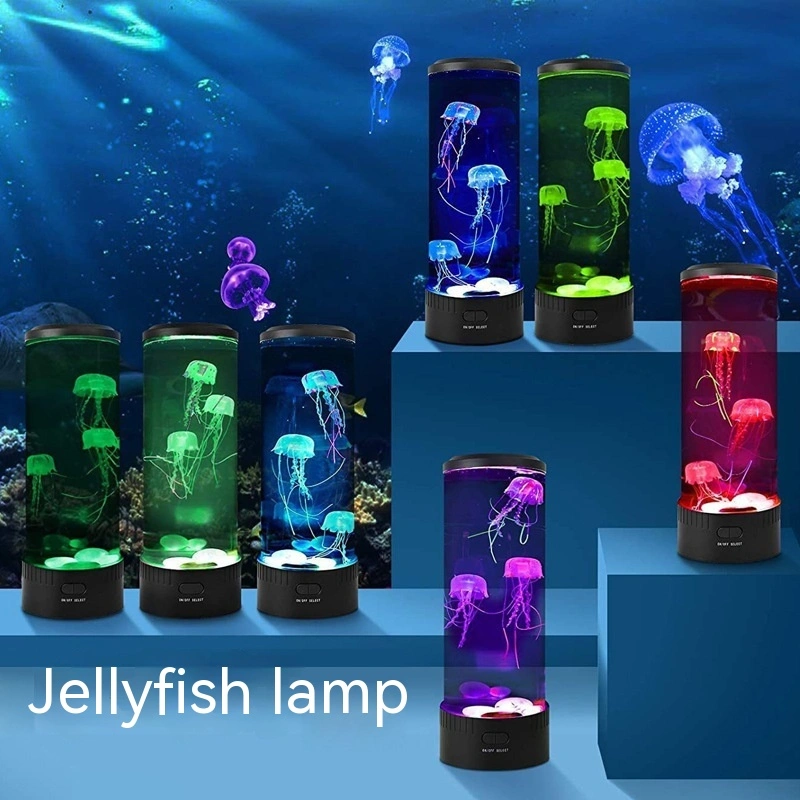 Jellyfish Lamp USB Colorful LED Color Changing Home Atmosphere Small Night Lamp