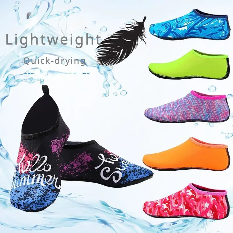 Soft-soled Beach Shoes, Snorkeling Shoes, Quick-drying Swimming Shoes, Diving Shoes for Men, Non-slip Upstream Shoes for Women, Rafting Shoes, Water Shoes for Kids