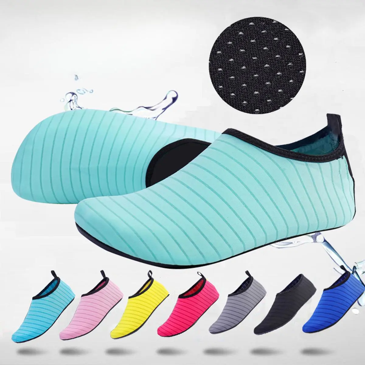Soft-soled Beach Shoes, Snorkeling Shoes, Quick-drying Swimming Shoes, Diving Shoes for Men, Non-slip Upstream Shoes for Women, Rafting Shoes, Water Shoes for Kids