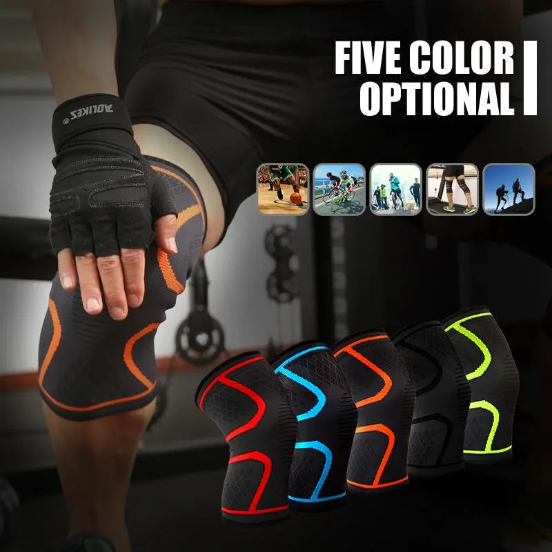 Knee Braces for Men, Knee Pads for Women, Knee Compression Sleeve, Knee Support for Running, Workout, Gym, Hiking, Basketball, Football, Volleyball,cycling,mountaineering, Outdoor, Sports