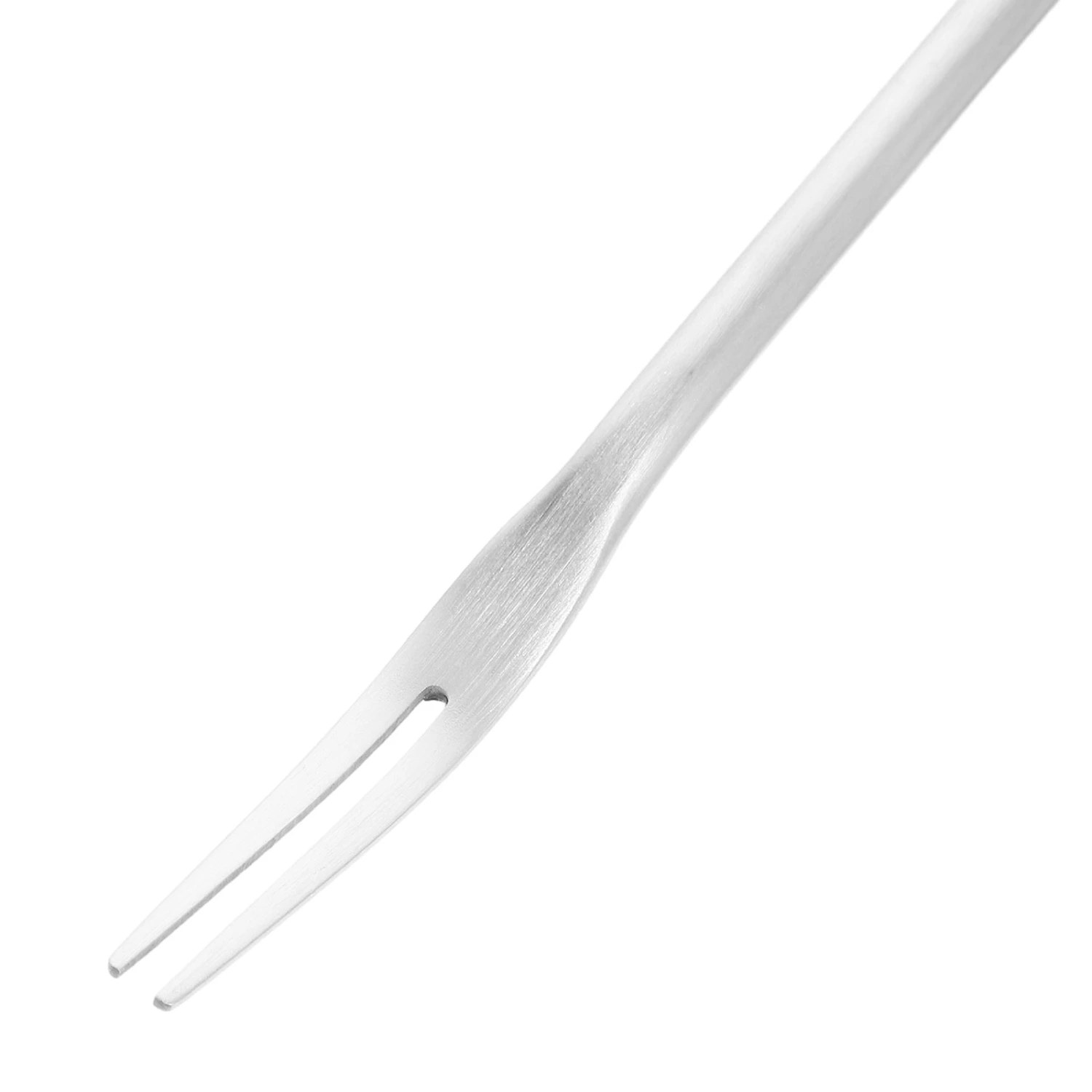 2pcs Stainless Steel Fruit Forks Fruit Pick Dessert Container Dessert Fork Cake Fork
