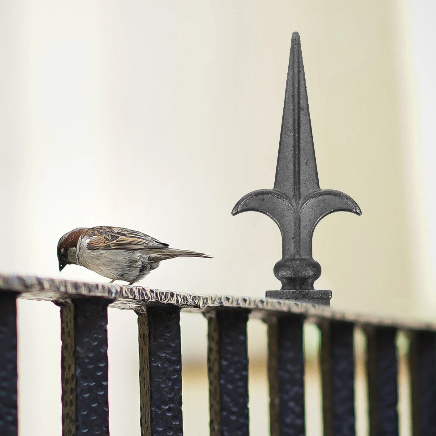 Garden Fence Topper Spear Fence Cap Fence Cover Decorative Metal Fence Topper Decor