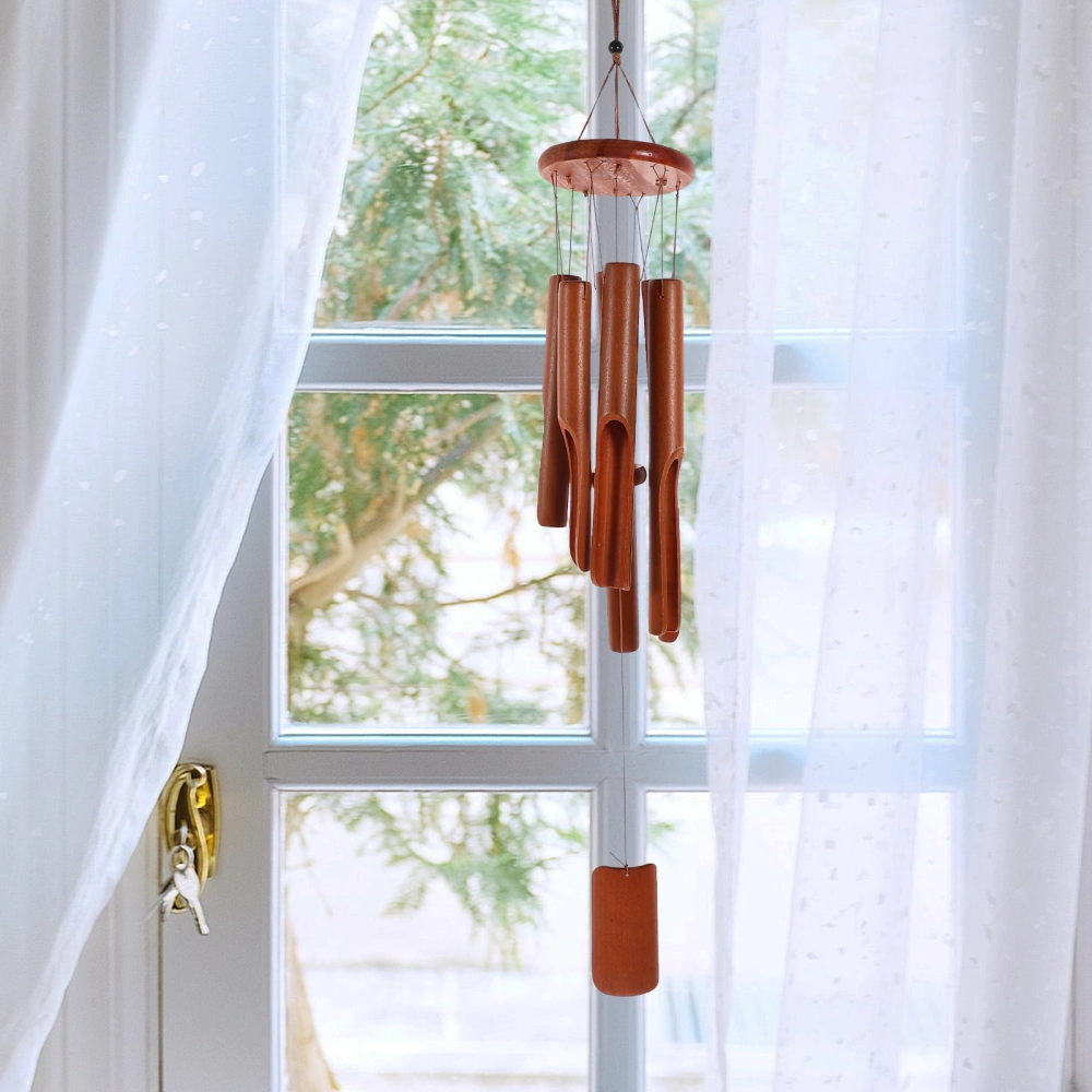 Patio Wind Chime Outdoor Windchime Hanging Wind Chime Bamboo Wind Chime Decoration