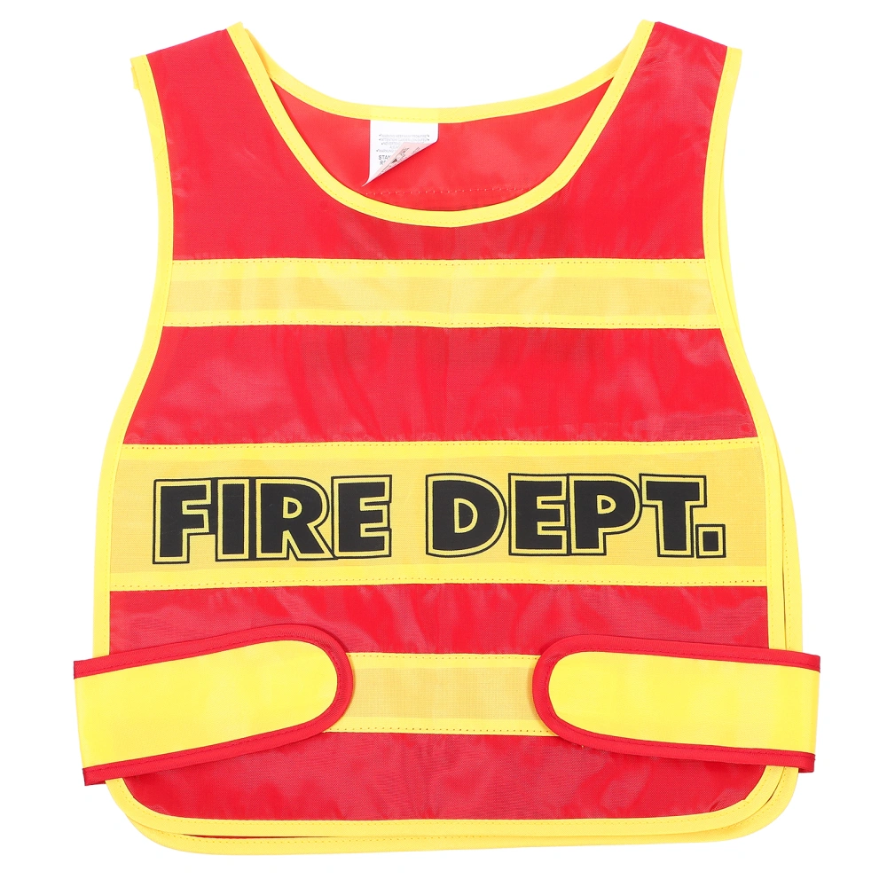 Kids Cosplay Firefighter Vest Toddler Firefighter Costume Children Firefighter Vest