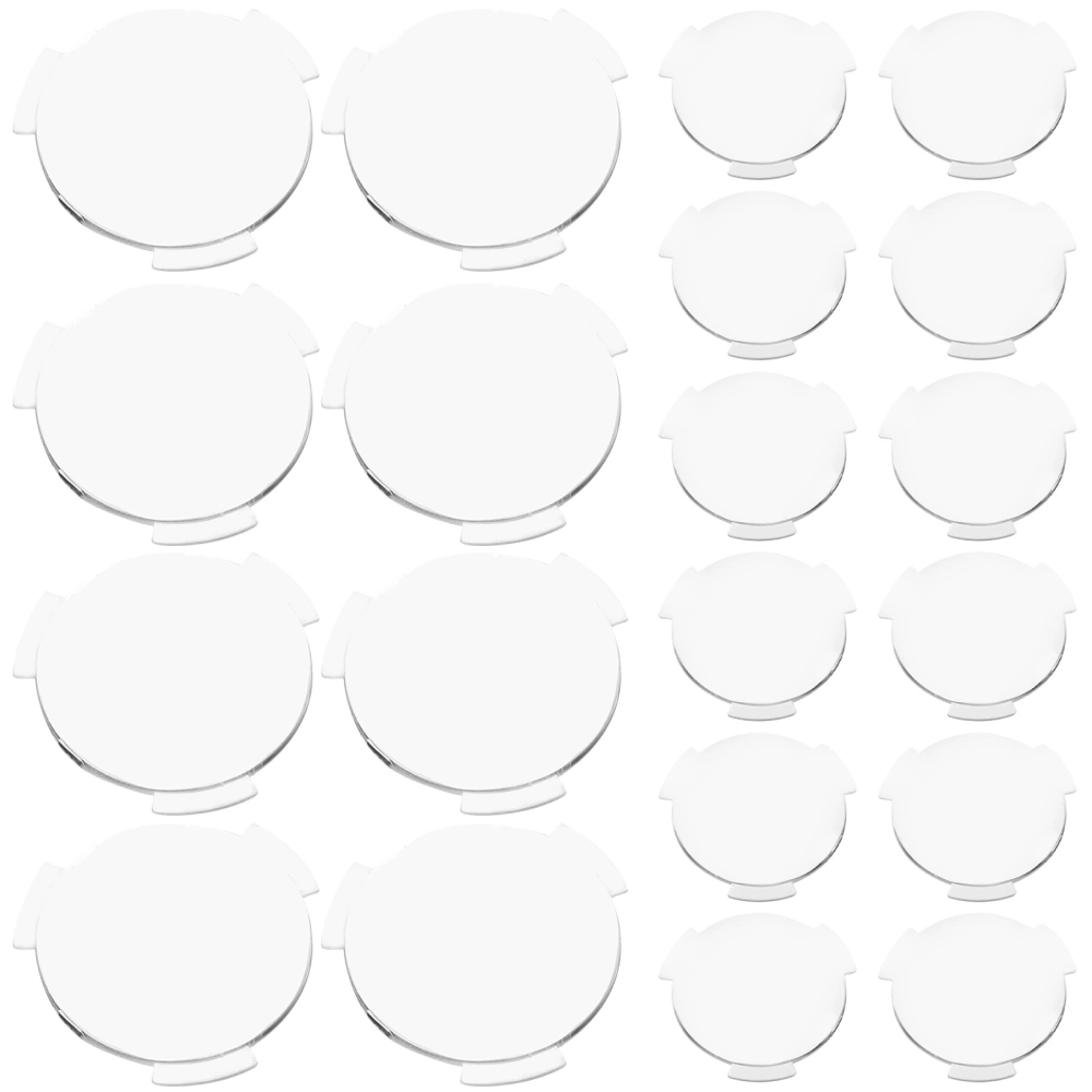 20Pcs VR Glasses Lens Light-blocking Lens 3D Headset Lens DIY VR Lens Accessories