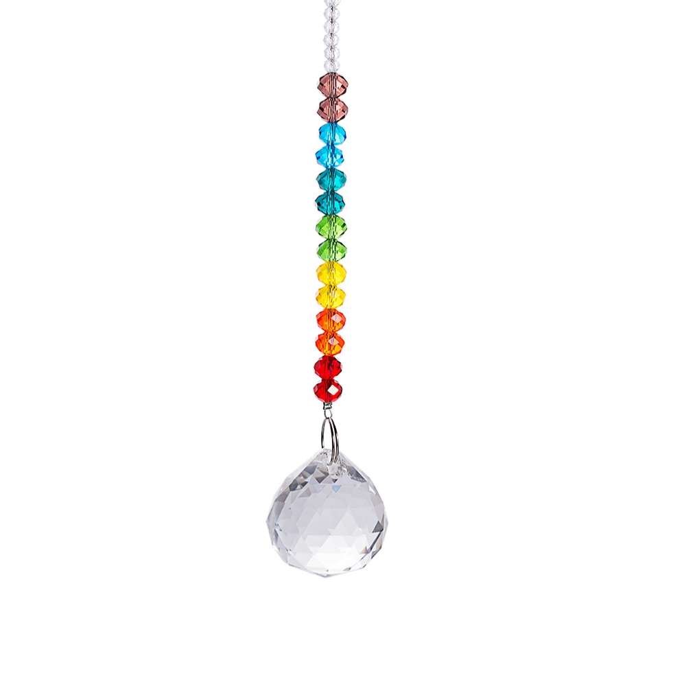 1PC Colorful Crystal Pendant DIY Jewelry Hanging Ornament for Wedding Lamp Curtain Store Decoration