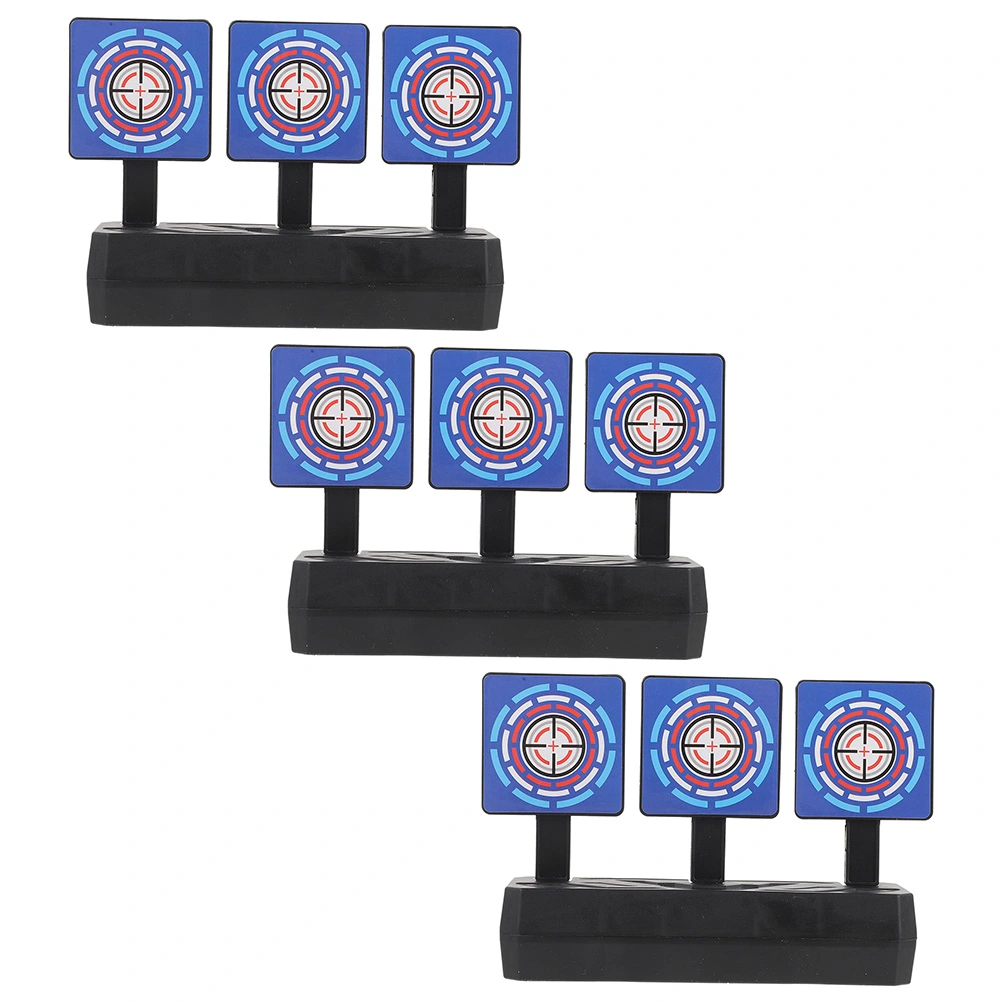 3Pcs Auto Resetting Target Training Use Target Competition Training Target Stands
