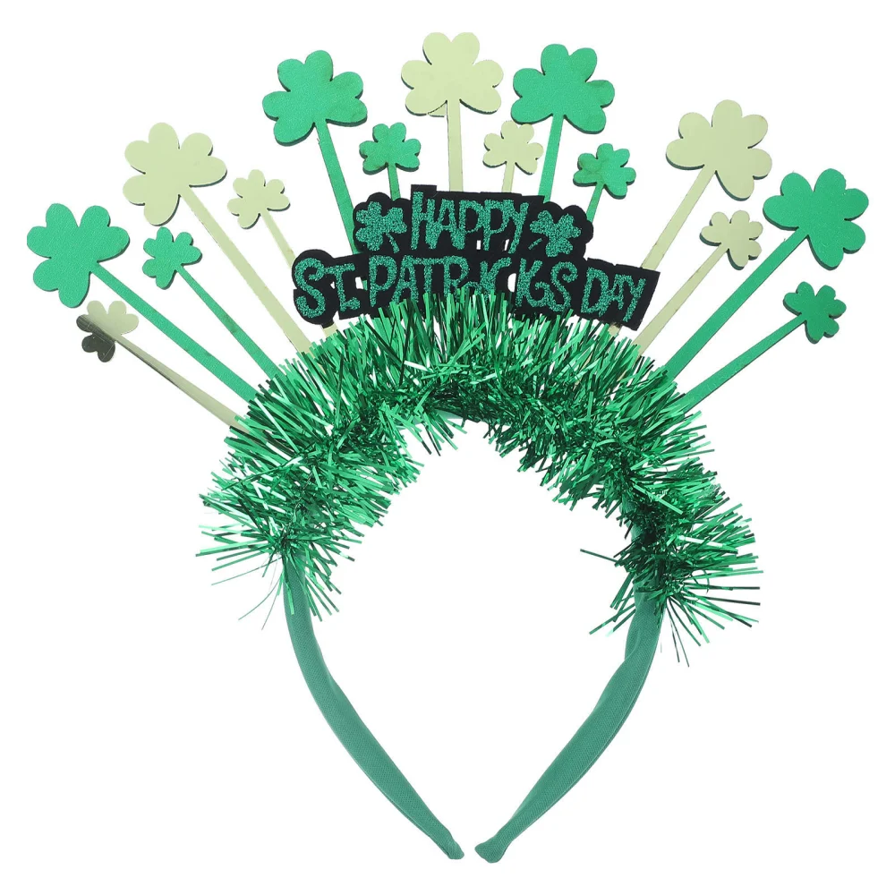 Shamrock Headband Holiday Headdress Irish Holiday Headpiece Ireland Clothing Accessory