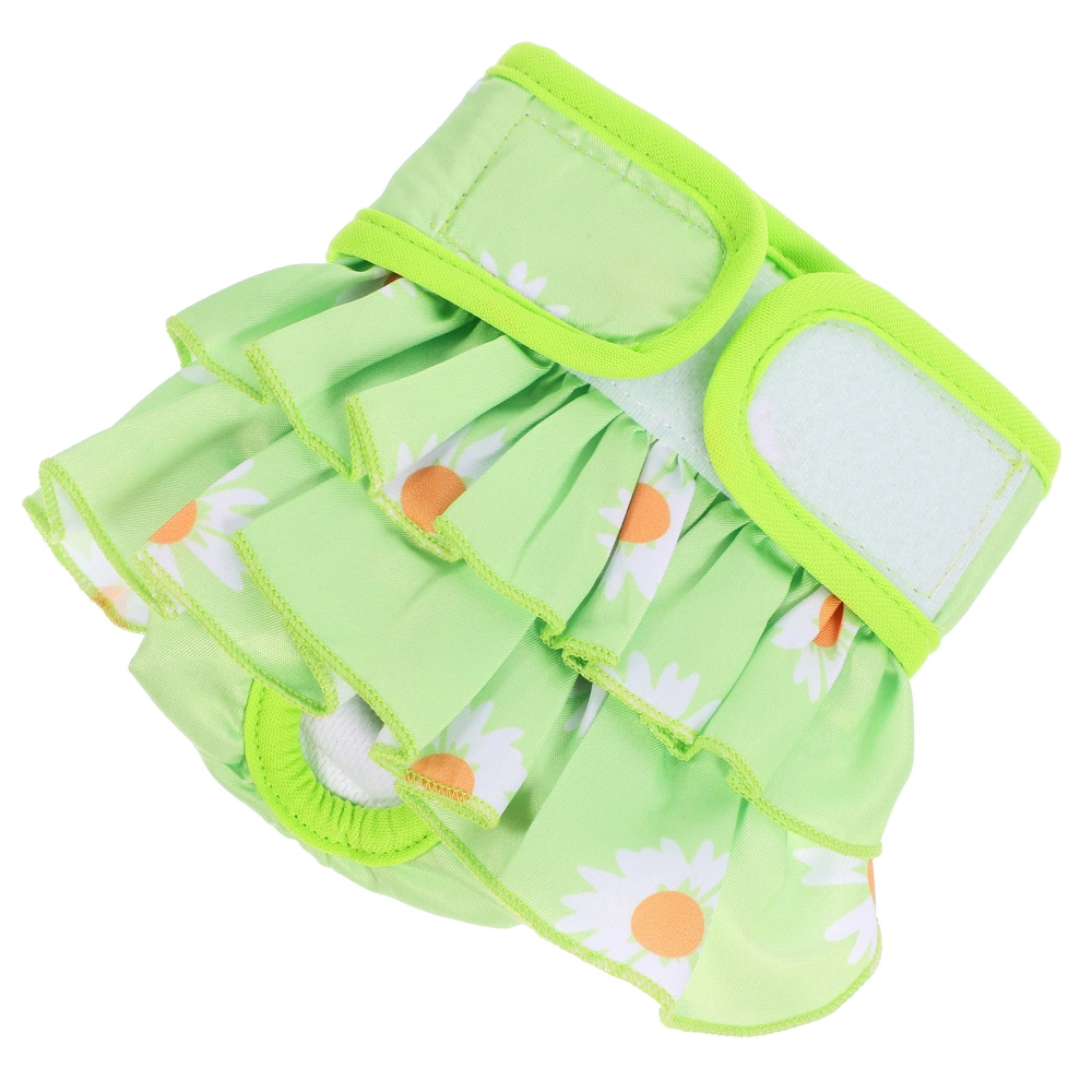 Female Dog Nappy Dress Washable Female Period Pant Absorbent Doggy Diaper for Dog