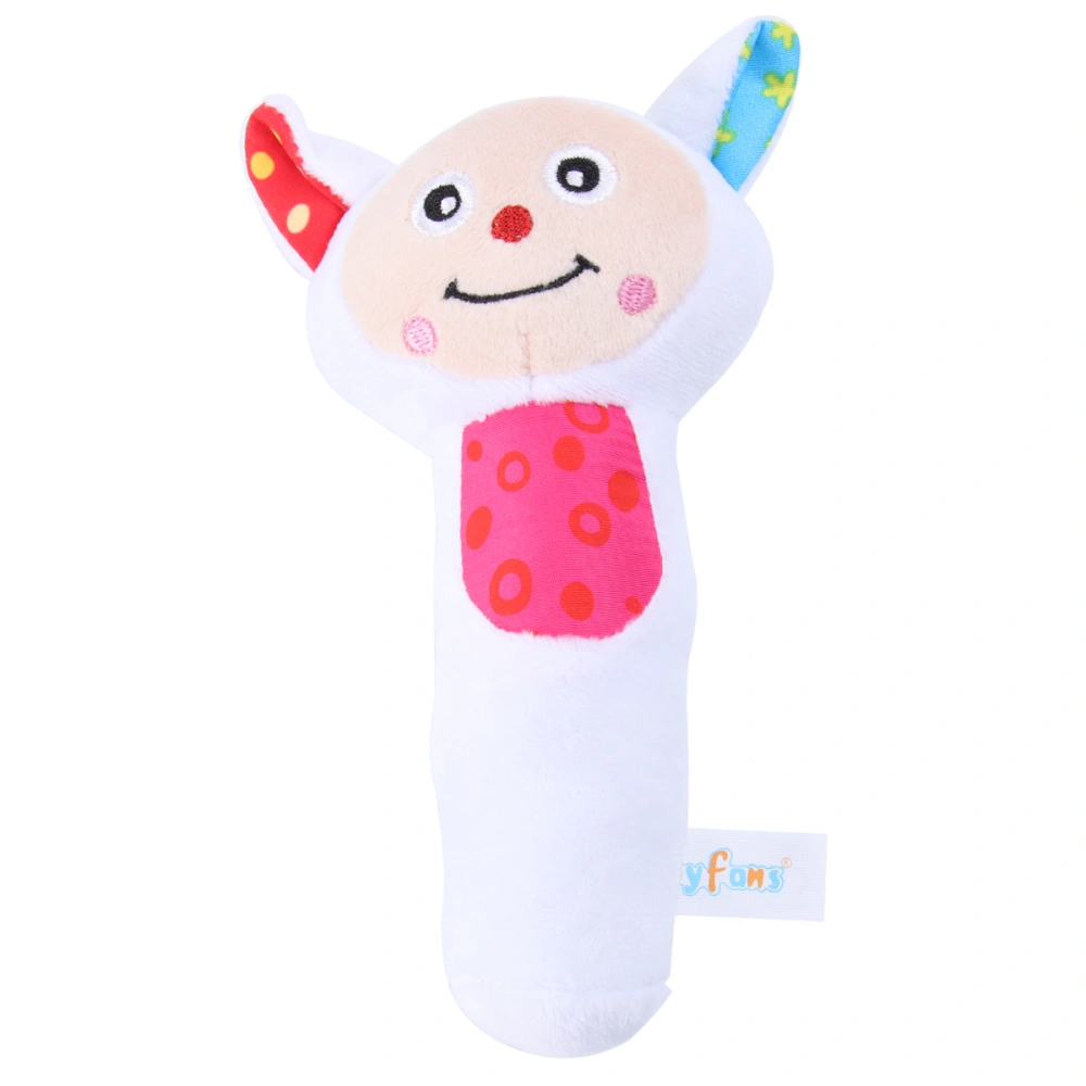 Creative Hand Rattle Toy Hanging Funny Cart Pendant Educational Plush Toys for Stroller Newborn Baby Infant (Sheep)