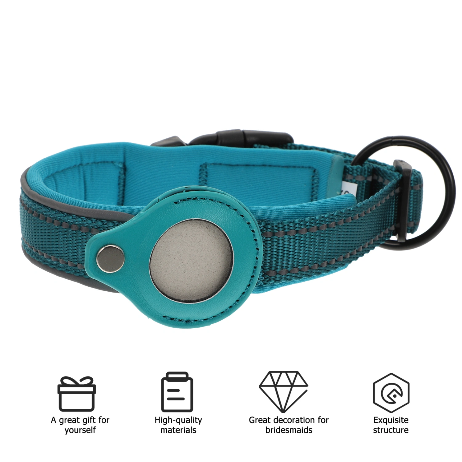 Pet Locator Collar Protective Case Dog Locator Protector Compatible for AirTags