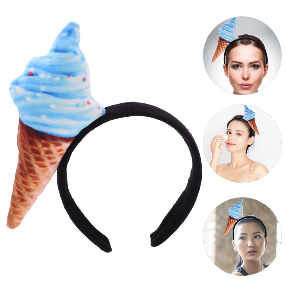 Ice Cream Headband Spa Headband Face Wash Headband Cosplay Party Headband Supply