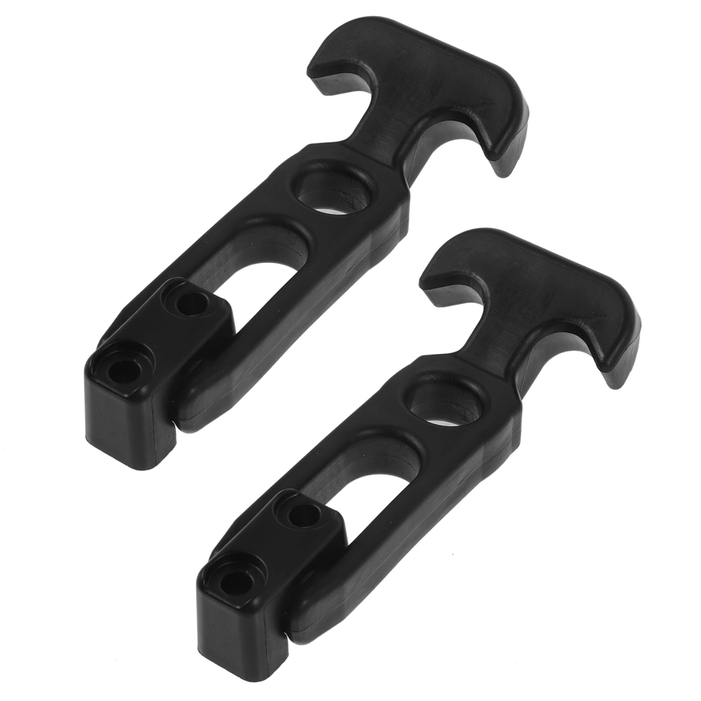 2pcs Car Hood Catches Flexible Handle Latches Heavy Duty T-Handle Hasp for Toolbox Cabinet