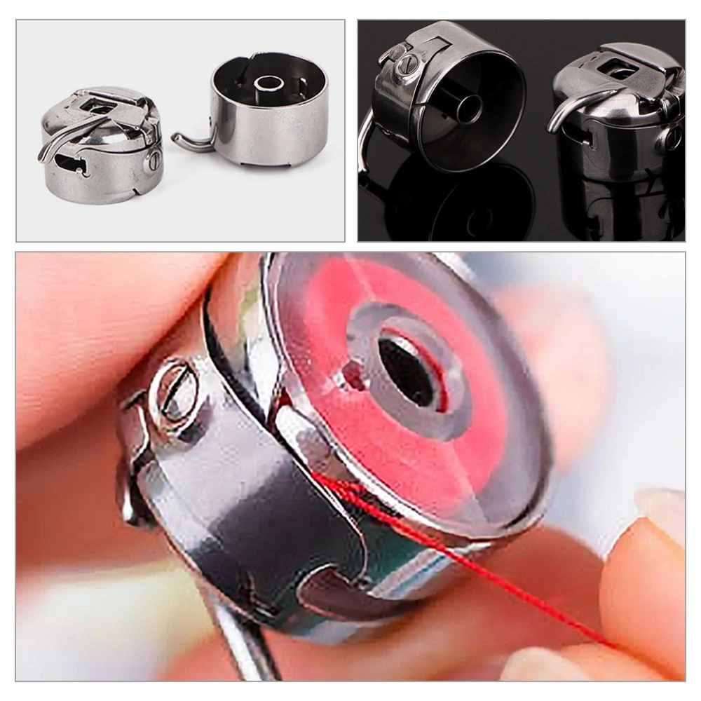 2pcs Industrial Sewing Machine Bobbin Case Sewing Bobbin Case Replacement Sewing Machine Accessory