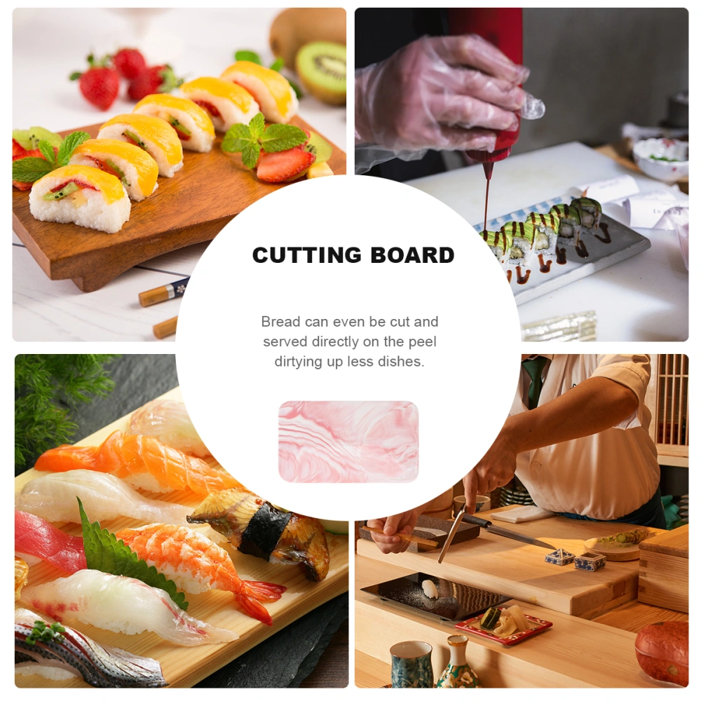 Nordic Simple Ceramic Tray Rectangular Plate Cutting Board Cake Sushi Plate