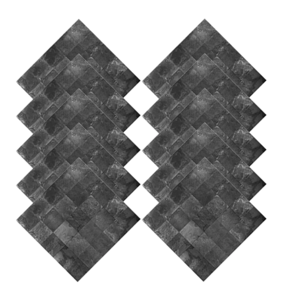 10pcs Peel and Stick Tile Stickers DIY Room Decor Backsplash Tile Decals Self-Adhesive Square Wall Stickers