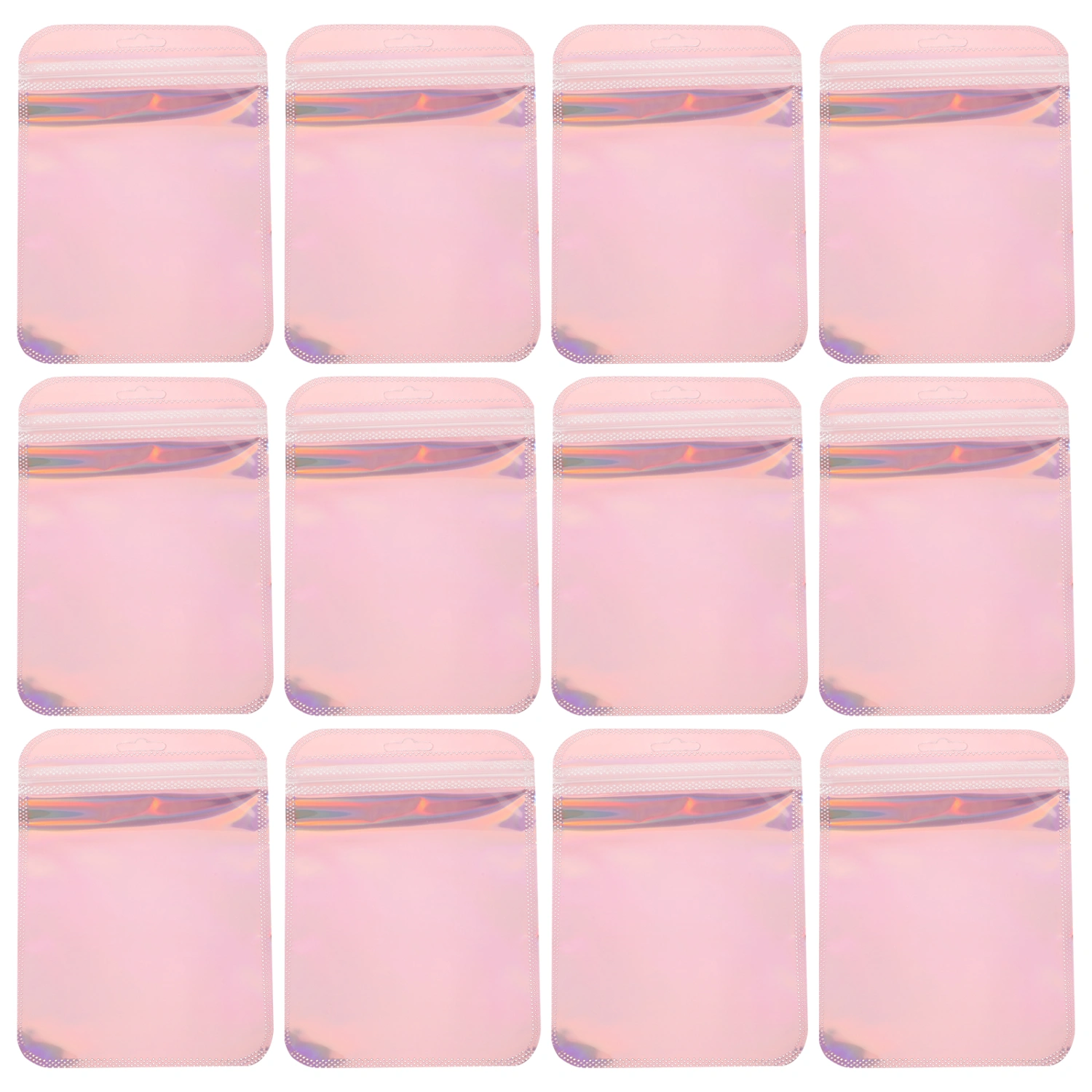 50pcs Transparent Sealing Bag Jewelry Storage Bag Visible Jewelry Bags Small Rings Bags