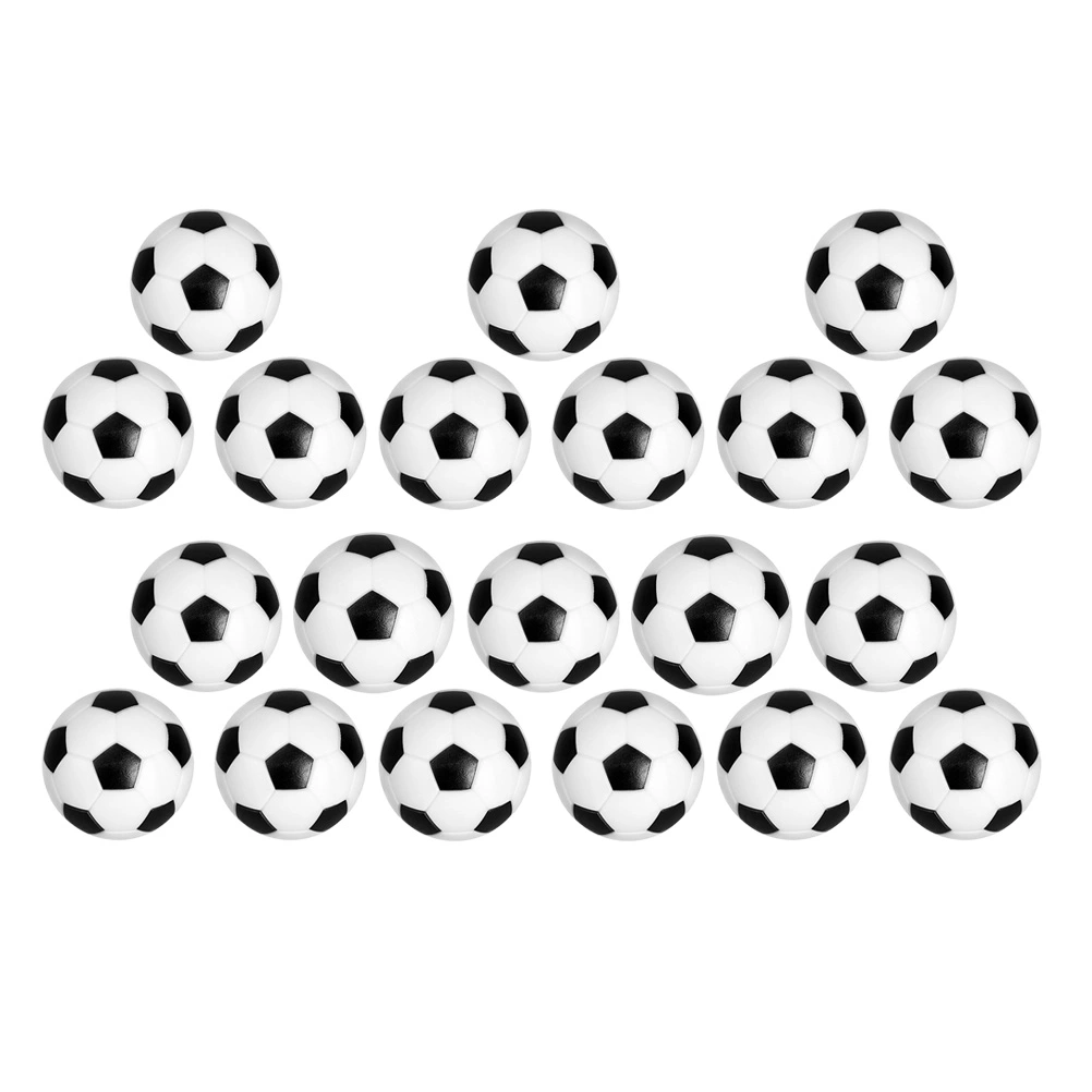 20Pcs Foosball Balls Tabletop Foosball Mini Table Soccer Balls Soccer Game Balls Tabletop Game Balls
