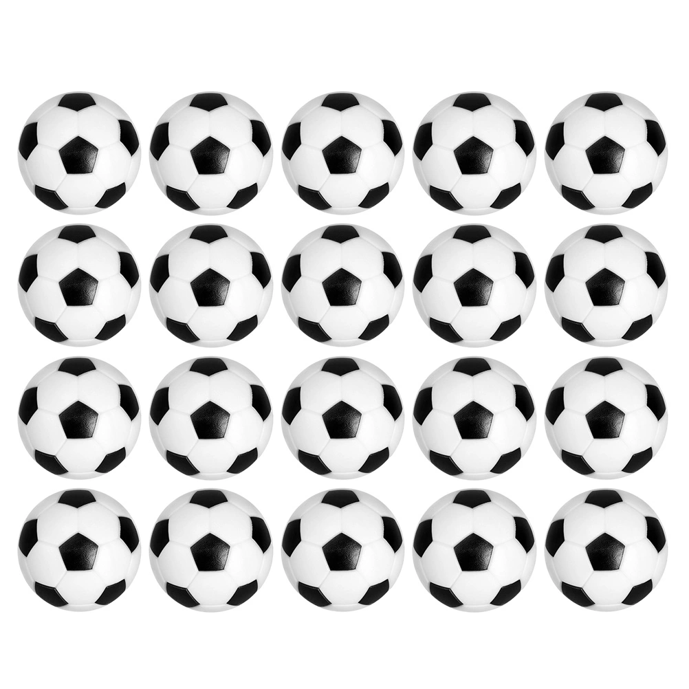 20Pcs Foosball Balls Tabletop Foosball Mini Table Soccer Balls Soccer Game Balls Tabletop Game Balls