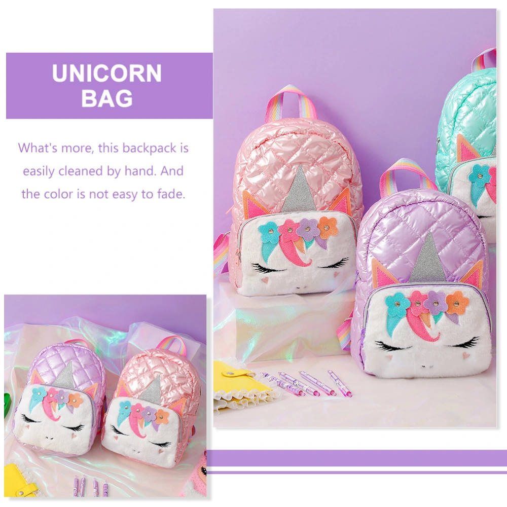 Kid Backpack Unicorn Schoolbag Plush Bag Unicorn Bag Shoulders Bag Girl Favor