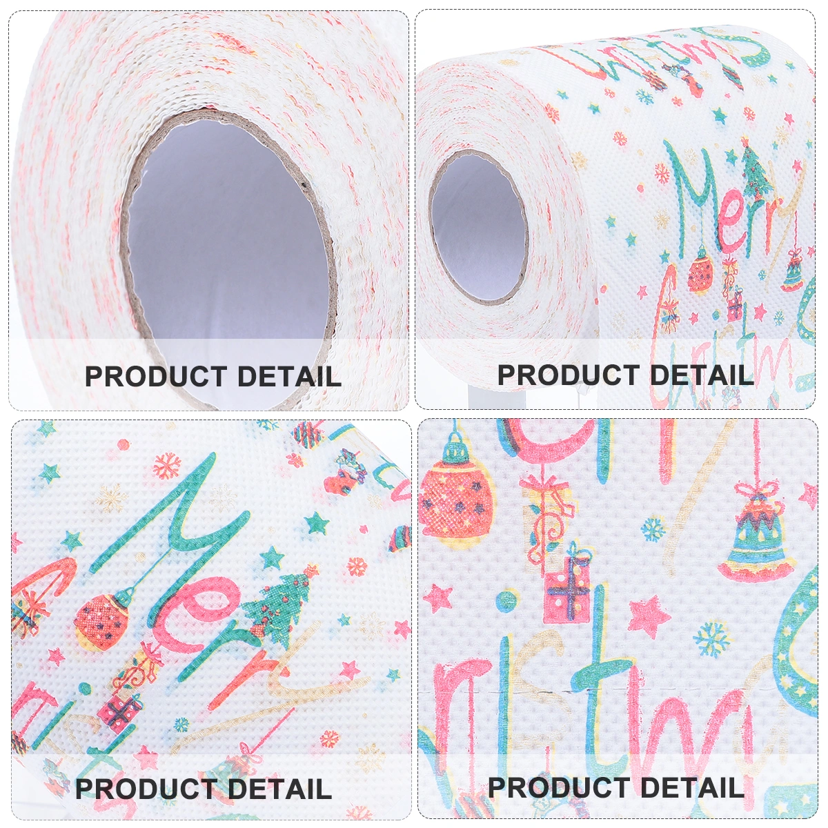 1 Roll Colorful Printed Toilet Paper Roll Tissue Fashion Home Roll Paper