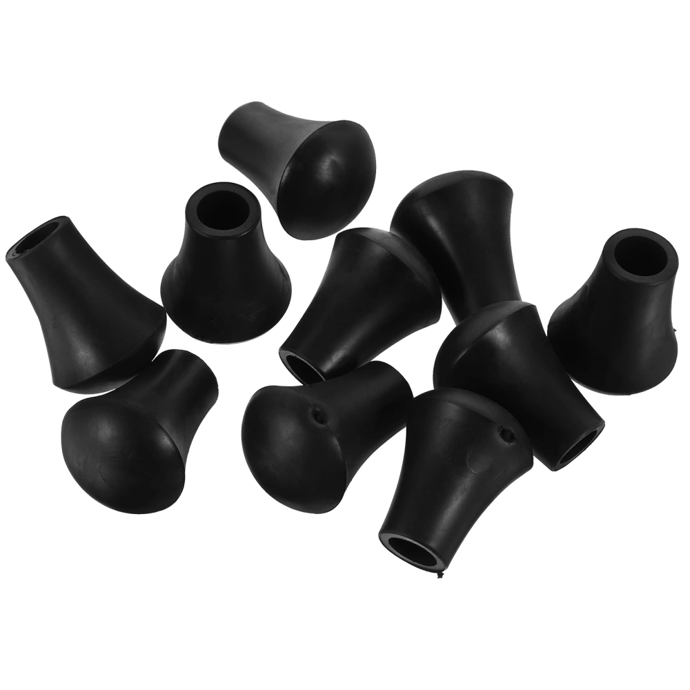 10pcs Drum Rubber Feet Drum Kit Floor Protectors Drum Leg Protectors for Percussion Parts