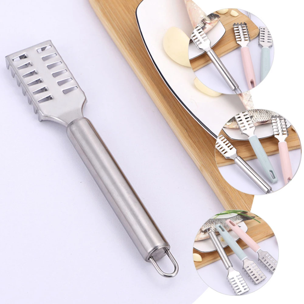 4pcs Stainless Steel Fish Scale Removers Fish Scale Scraper Fish Cleaning Tool