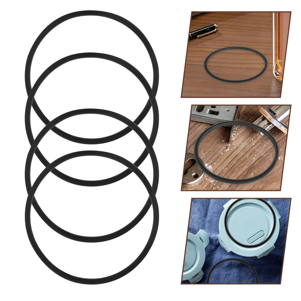 4pcs Replacement Lid Seals Rings O Shaped Resealable Lid Gaskets Tumblers Lid Sealing Rings