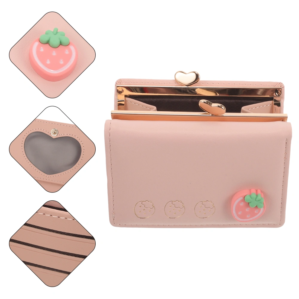 Women Wallet Clutch Purse Small Credit Card Purse Fashionable Wallet Cute Coin Purse for Outdoor Shopping