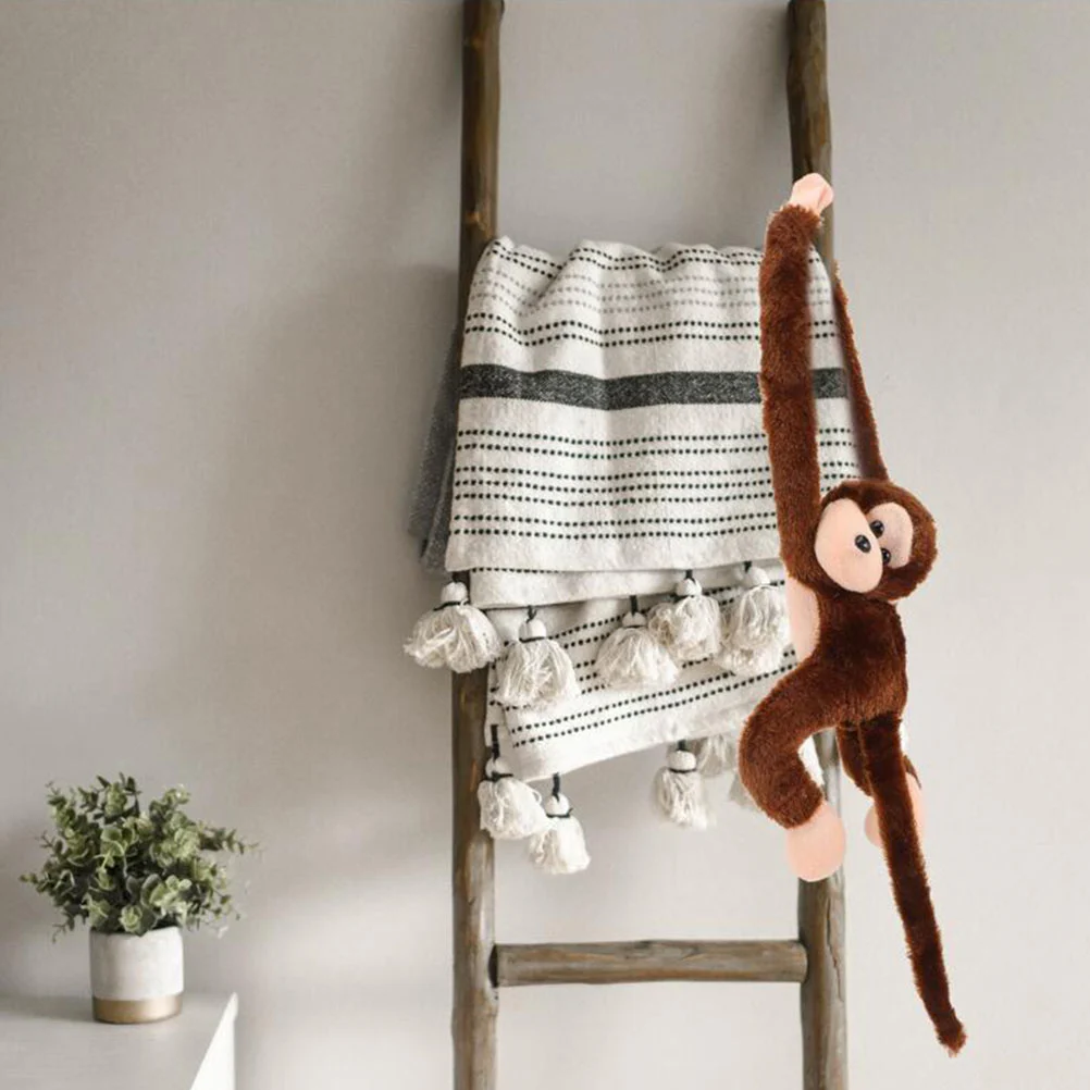 Hanging Monkey Toy Stuffed Animal Monkey Toy Hanging Plush Monkey Curtain Tie Back