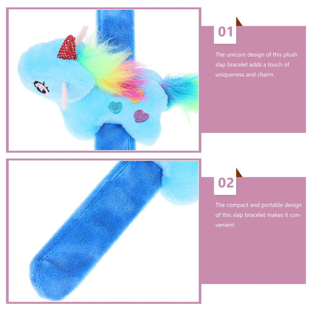 Animal Slap Bracelet Cartoon Unicorn Slap Wrist Band Lovely Animal Slap Bracelet Kids Party Gift