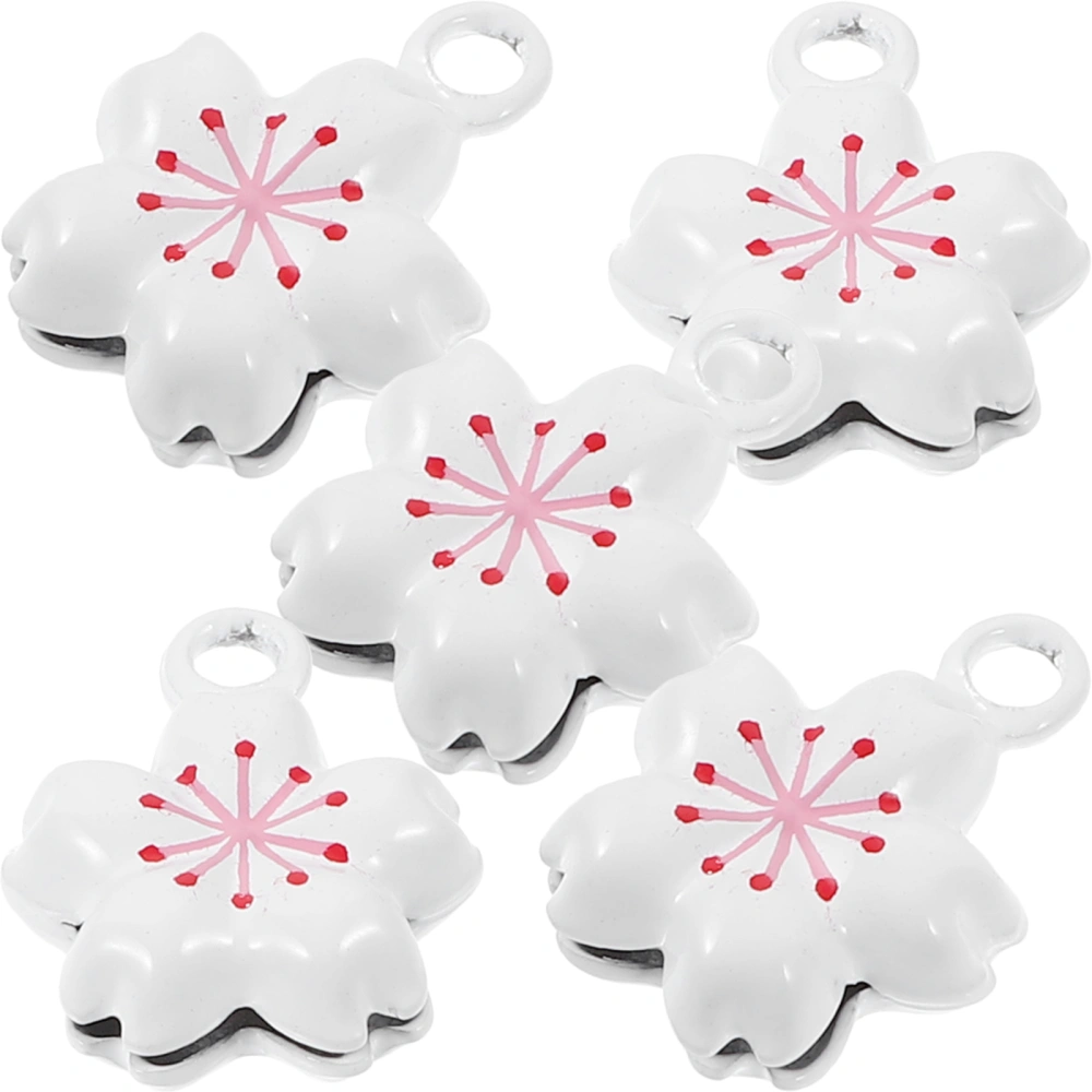 5pcs  Cherry Blossom Bell Ornament Sakura Bell Decoration Cell Phone Charm Phone Bell Pendant