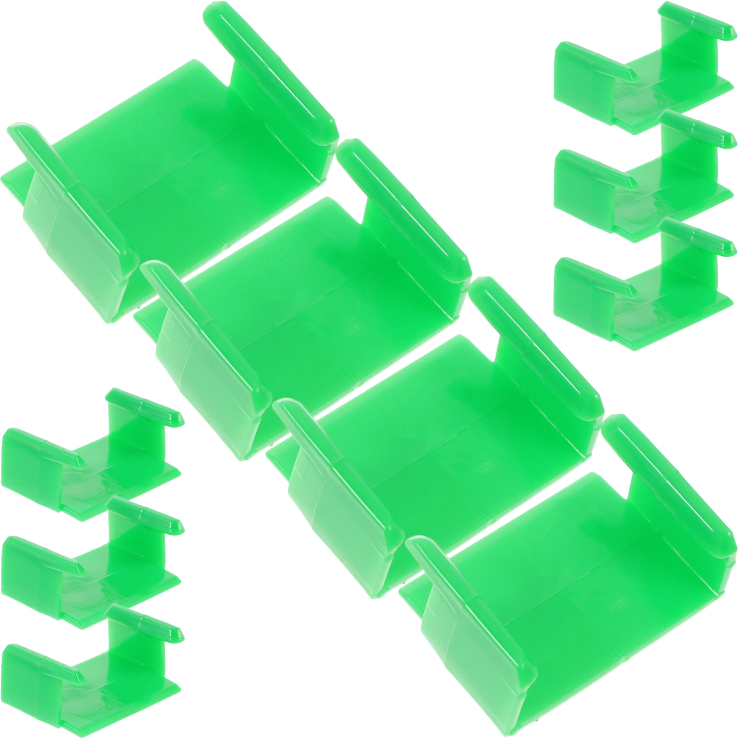 10pcs Train Track Adapters Train Track Fixator Railway Expansion Accessories