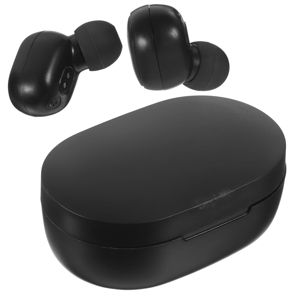 Wireless Earphones Mini In-ear Earbuds Professional Sports Headphones (Black)