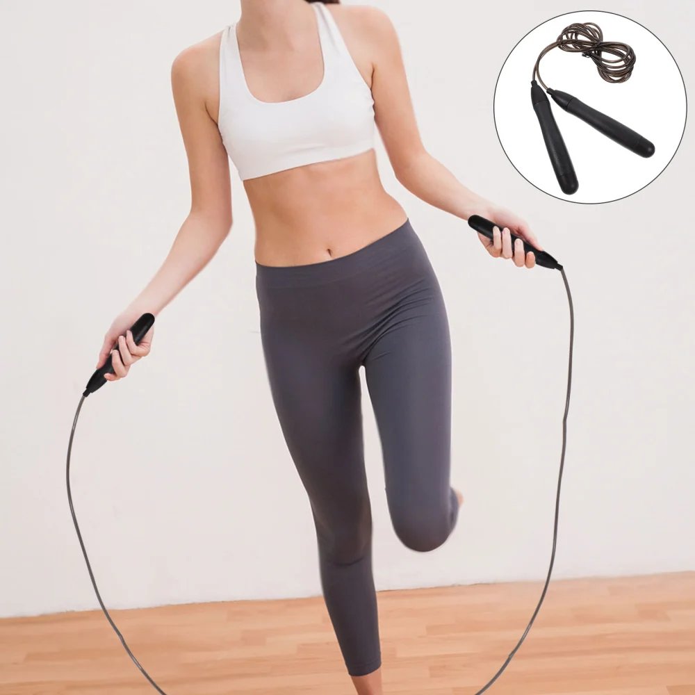 Gym Cable Steel Wire Bearing Skipping Rope Adjustable Fitness Jump Rope