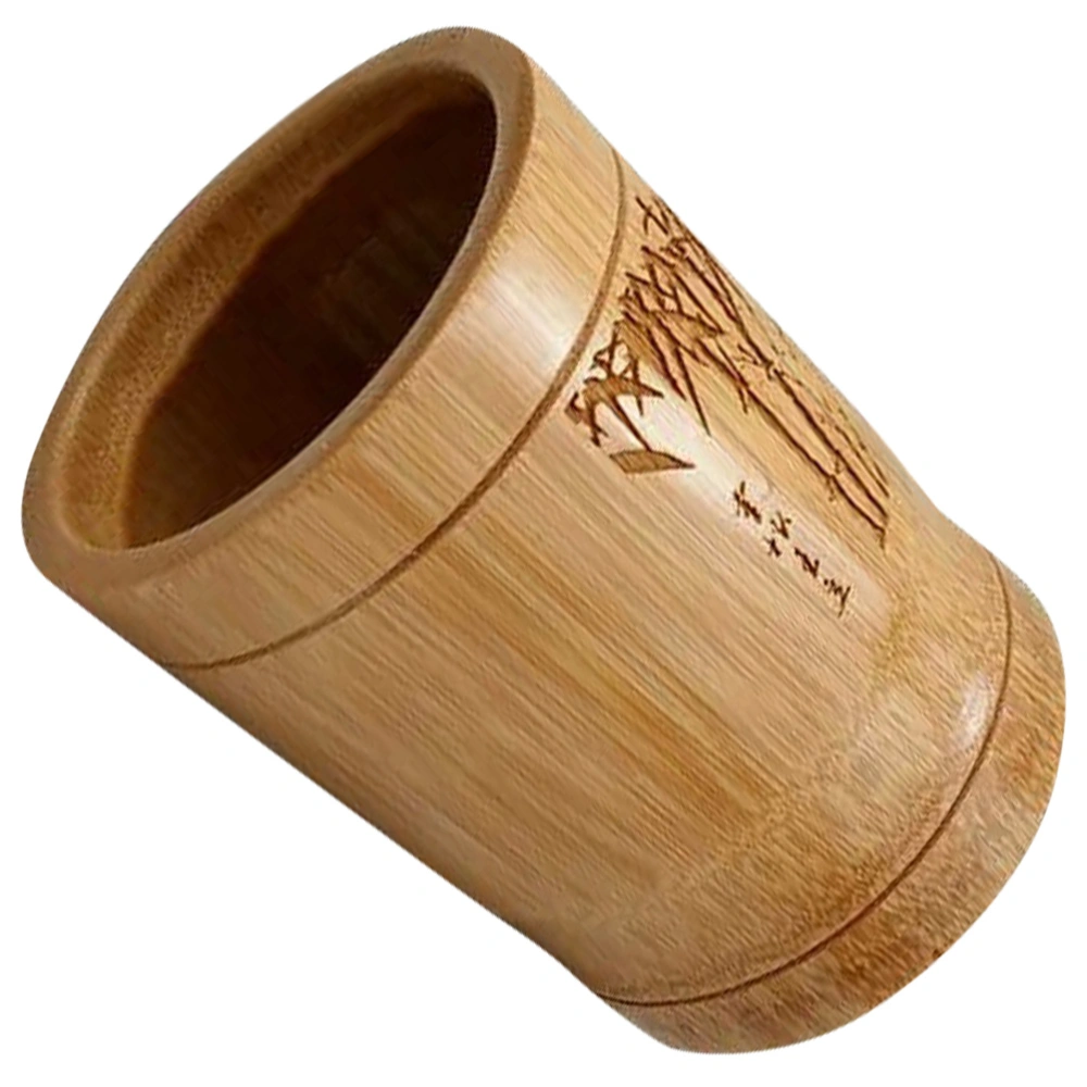 Multipurpose Measuring Cup Bamboo Baking Container Old-fashioned Rice Scoop