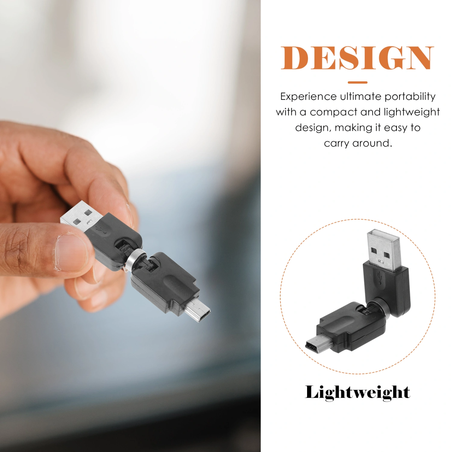 USB 5pin To Mini USB Adapter USB Extender Mini USB Connector Computer Accessory