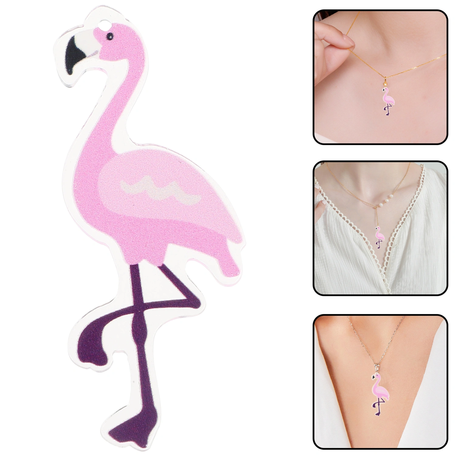10pcs Acrylic Jewelry Making Charms Bracelets Making Pendants Handmade Ornaments