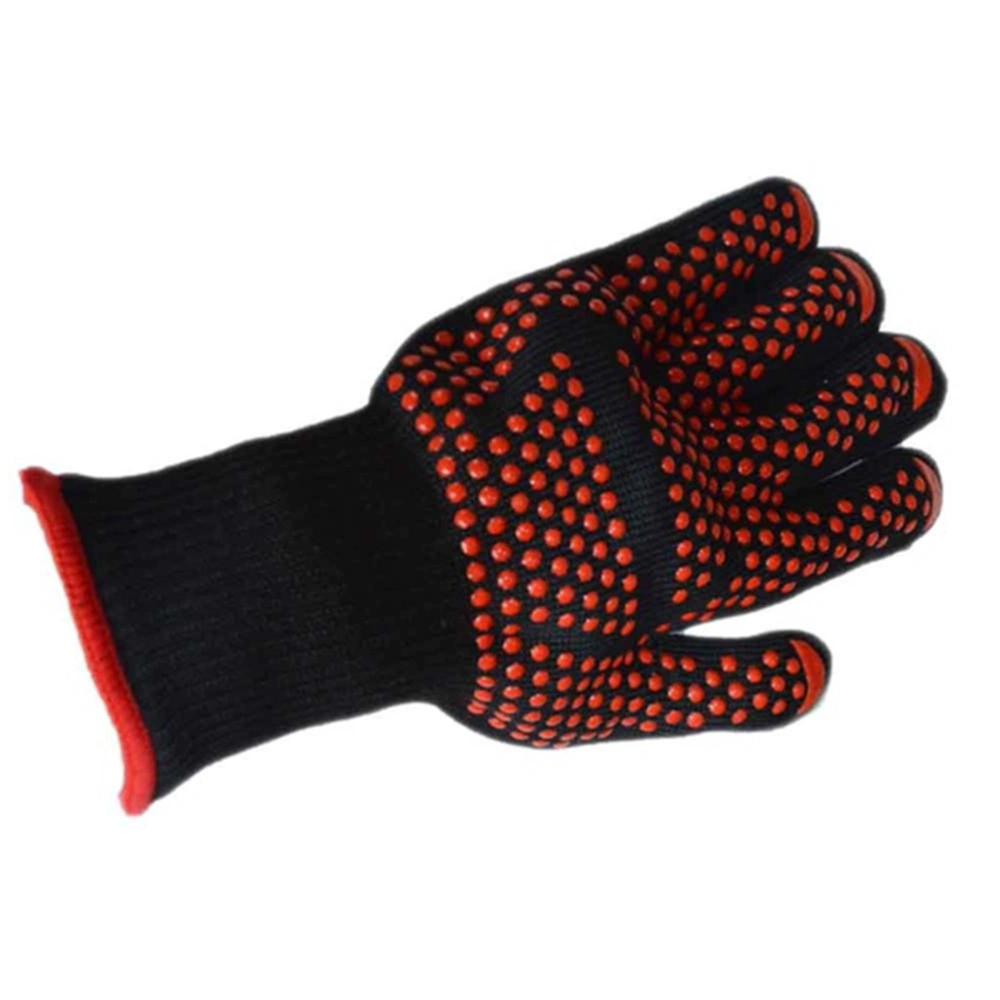 1PC Heat Insulation Heat-resistant Gloves 500 Degrees BBQ Anti-heat Oven Microwave Oven Baking Gloves