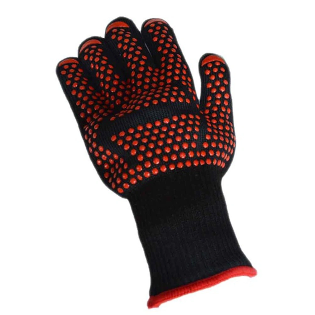 1PC Heat Insulation Heat-resistant Gloves 500 Degrees BBQ Anti-heat Oven Microwave Oven Baking Gloves