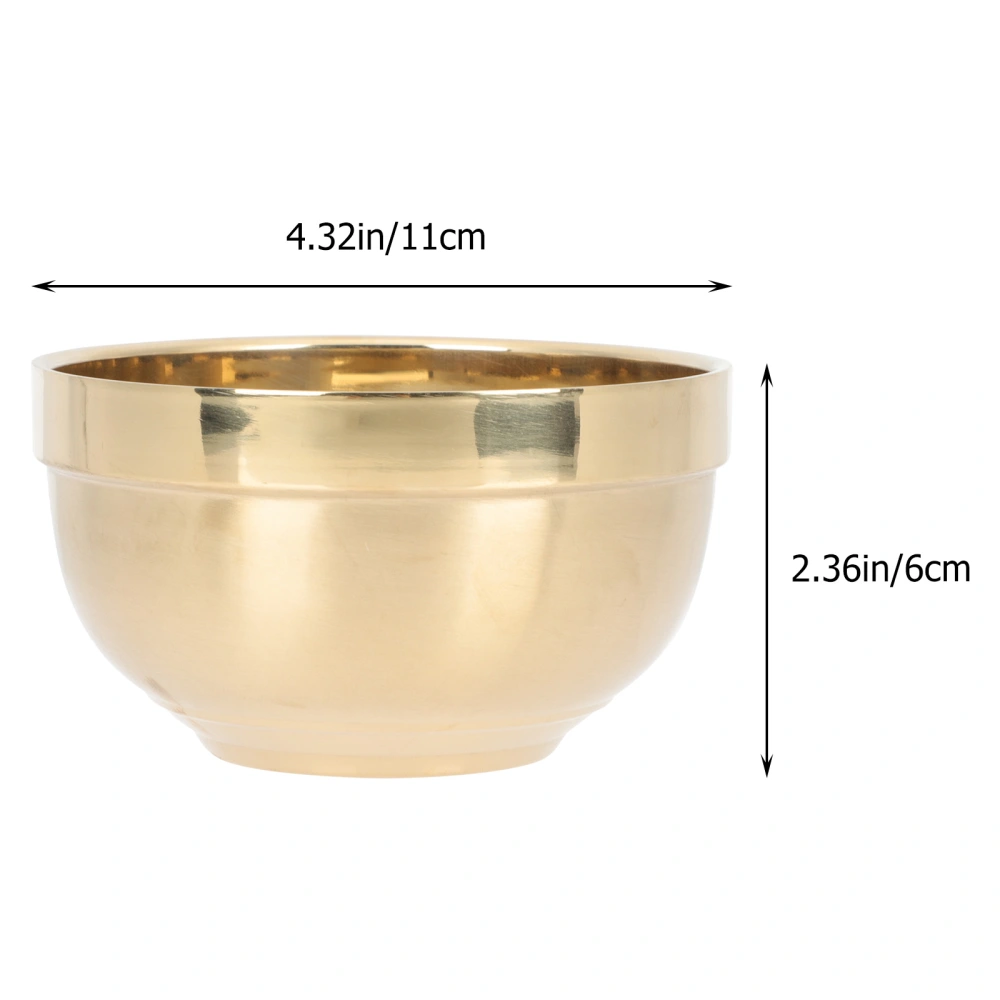 Stainless Steel Bowl Practical Food Serving Bowl Double Layers Food Bowl Soup Bowl