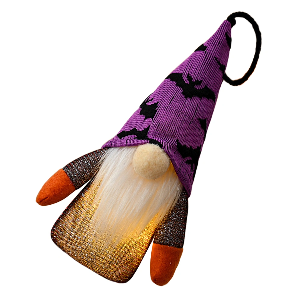 Halloween Gnome Pendants Hanging Gnomes Dolls Luminous Gnome Ornaments