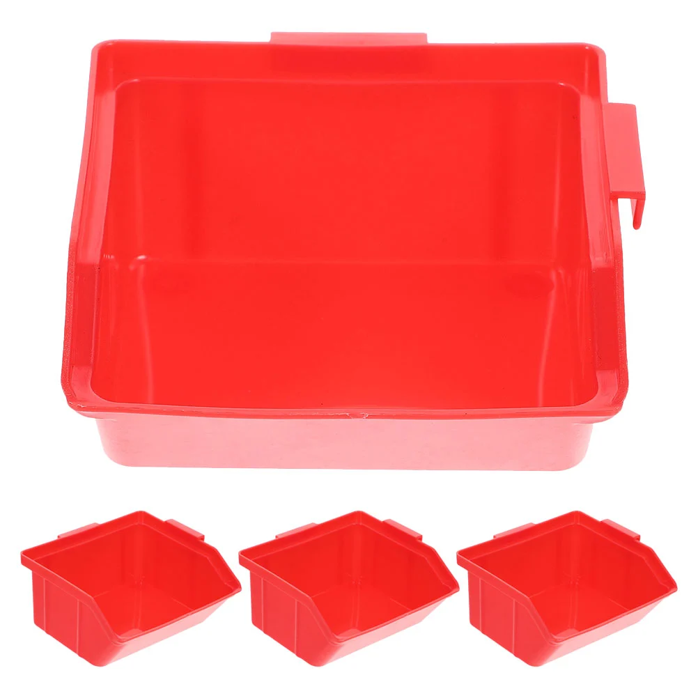 4pcs Tools Storage Organizers Stackable Warehouse Parts Storage Bins Warehouse Parts Organizers