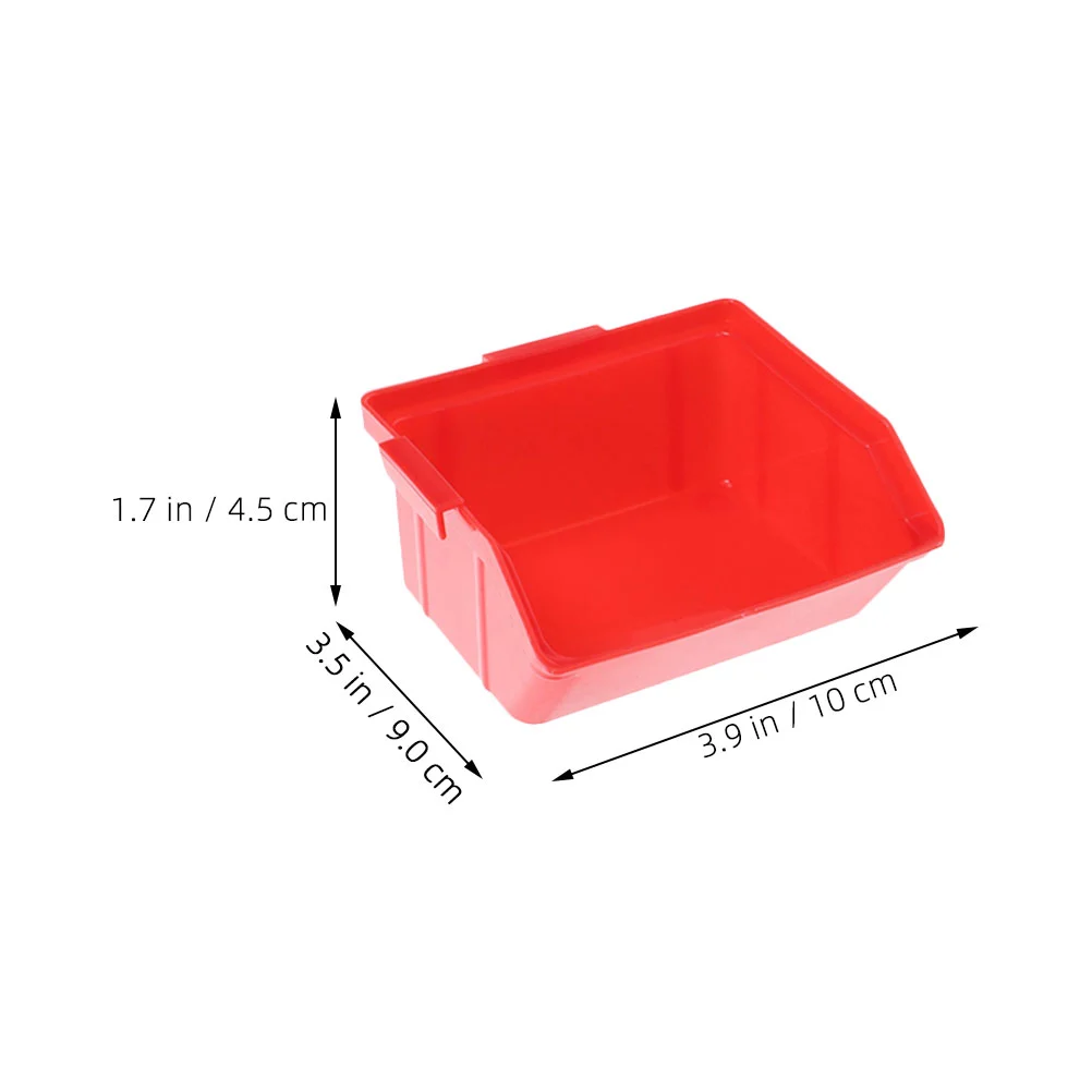 4pcs Tools Storage Organizers Stackable Warehouse Parts Storage Bins Warehouse Parts Organizers
