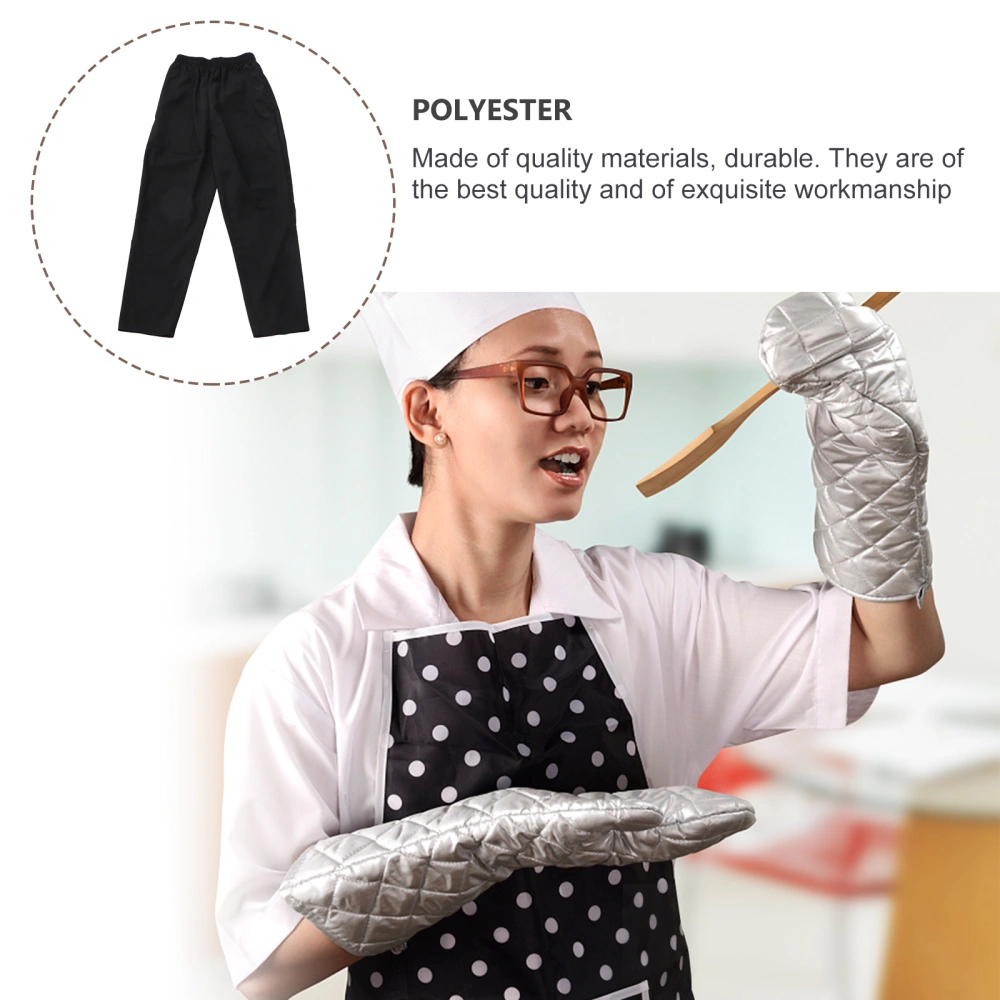 1 Pair Comfortable Quick Drying Sweat Pants Hygroscopic Sweat Pants for Chef