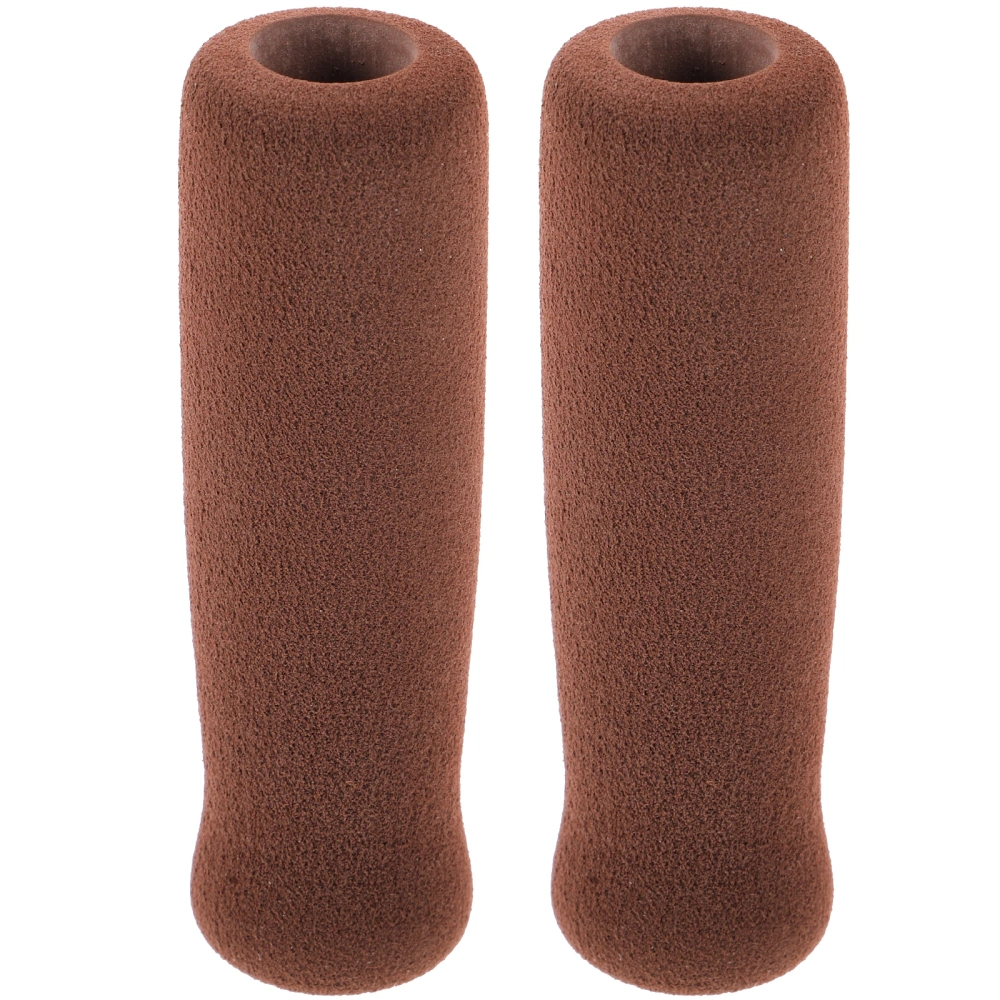 2Pcs Crutch Handle Grips Anti-skid Crutch Handle Wraps Cane Hand Grips for Elderly