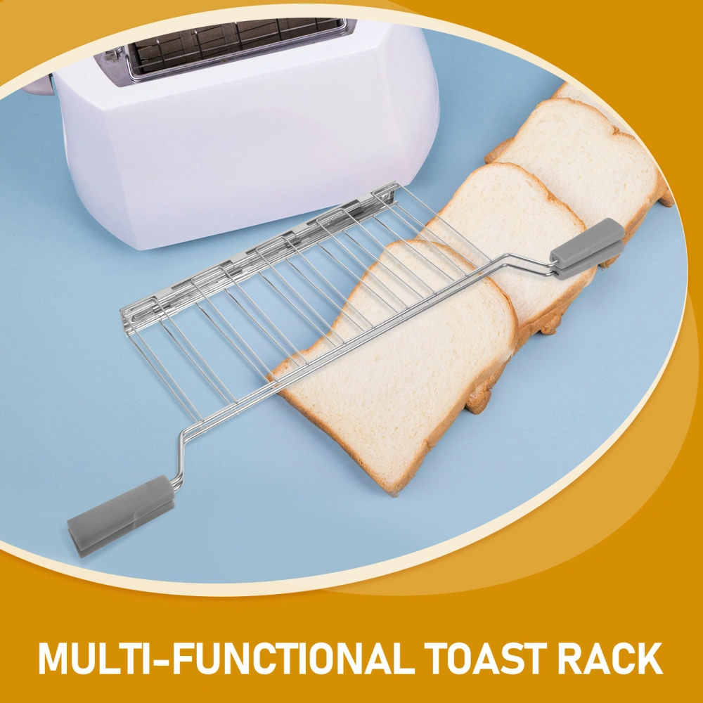 Toaster Warming Rack Stainless Steel Bread Rack Bread Maker Griddle Warming Rack Breakfast Maker Part