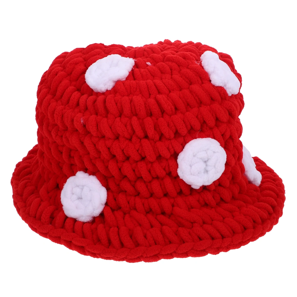  Mushroom Hat Knitting Mushroom Shaped Hat Novelty Hat Cosplay Cap Party Hat Costume