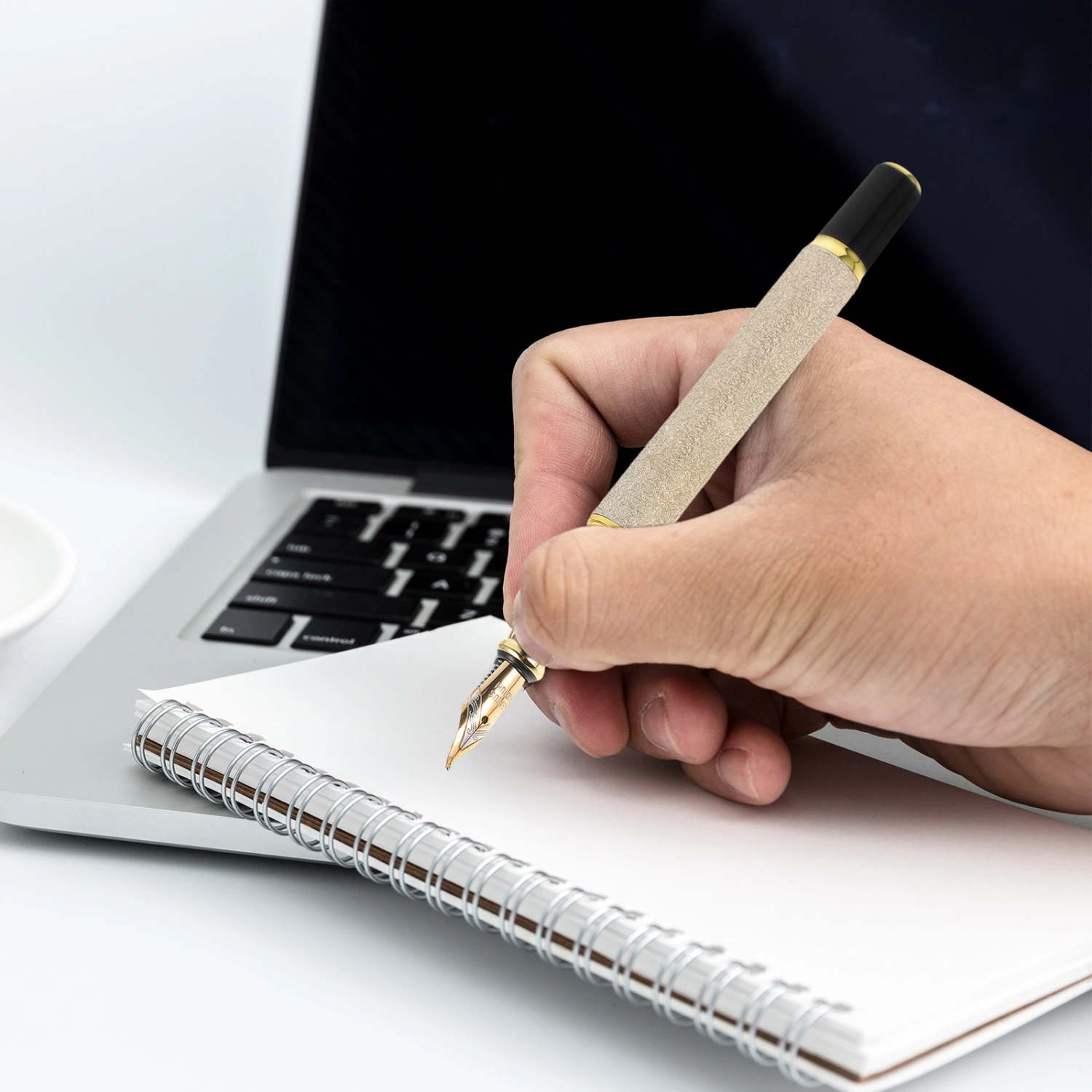 Metal Fountain Pen Writing Pen Fountain Pen Students Stationery Calligraphy Fountain Pen