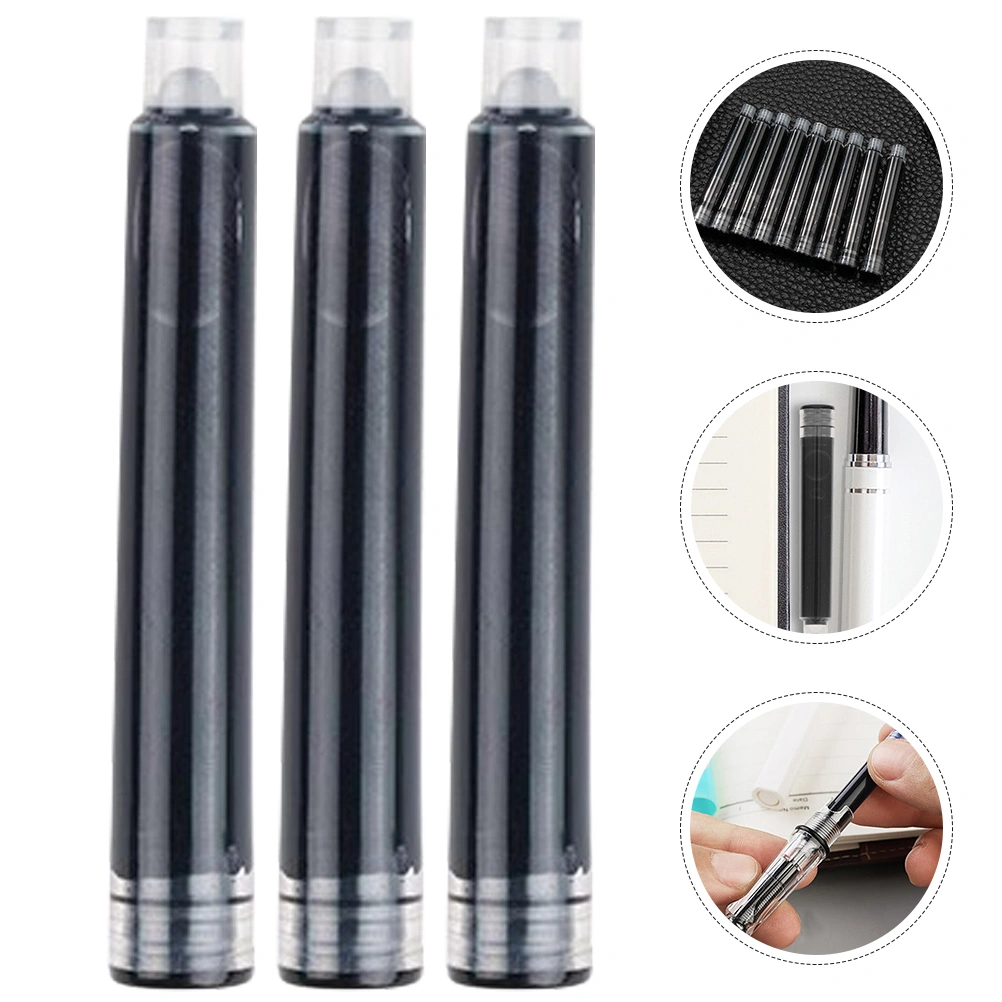 4 Bags Universal ink Cartridges Smooth Writing Fountain Pen Ink Refills Portable Pen Ink Cartridges